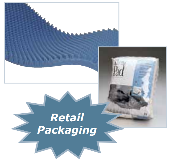 Retail Packaging - BioClinic® Therapad Egg Crate® Overlays Foam Mattresses By Joerns Healthcare | Wheelchair Liberty