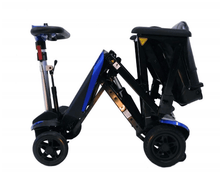 Transformer Folding Electric Scooter - Foldable Design Blue - by Enhance Mobility | Wheelchair Liberty