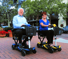 Transformer Folding Electric Scooter - In Use -  by Enhance Mobility | Wheelchair Liberty 