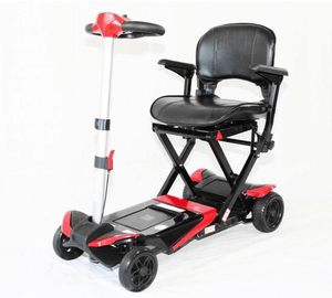 Transformer Folding Electric Scooter - Red - by Enhance Mobility | Wheelchair Liberty 