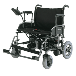 Full Chair - Travel Ease 22 Heavy-Duty Folding Power Wheelchair P181 by Merits | Wheelchair Liberty