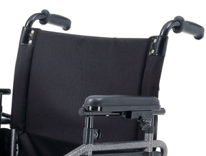 Backrest With Push Handle - Travel Ease Commuter Folding Power Wheelchair P101 by Merits | Wheelchair Liberty