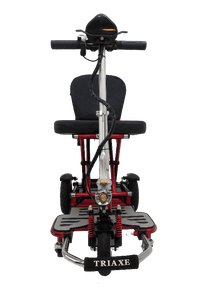 Triaxe CRUZE Scooter - Front View Red  -  by Enhance Mobility | Wheelchair Liberty