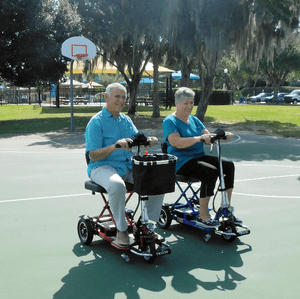 Triaxe CRUZE Scooter - On Flat Surface  -  by Enhance Mobility | Wheelchair Liberty