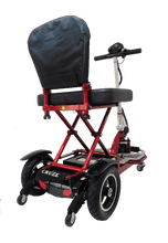Triaxe CRUZE Scooter - Rear View Red  -  by Enhance Mobility | Wheelchair Liberty