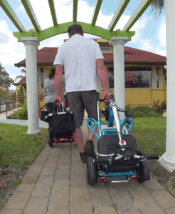 Triaxe Sport Folding Electric Scooter - Easy To Carry - by Enhance Mobility | Wheelchair Liberty