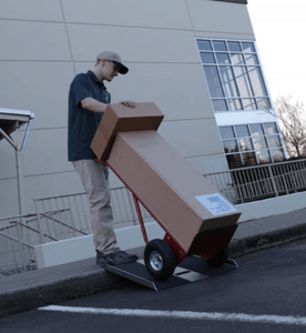 Used For Trolley Going Down - TRAVERSE™ Curb Plate Portable Ramp by EZ-Access | Wheelchair Liberty