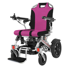 VISTA Power Chair By Travel Buggy - Front Side View Pink | Wheelchair Liberty 