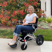 VISTA Power Chair By Travel Buggy - In Use On Concrete | Wheelchair Liberty 