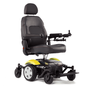 Yellow - Vision Sport Power Wheelchair P326A by Merits | Wheelchair Liberty