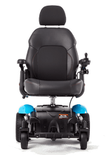 Blue Front View - Vision Sport Power Wheelchair w/ Seat Lift P326D by Merits | Wheelchair Liberty
