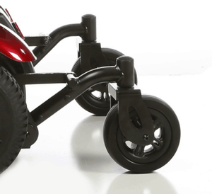 Rear Wheels  - Vision Sport Power Wheelchair w/ Seat Lift P326D by Merits | Wheelchair Liberty