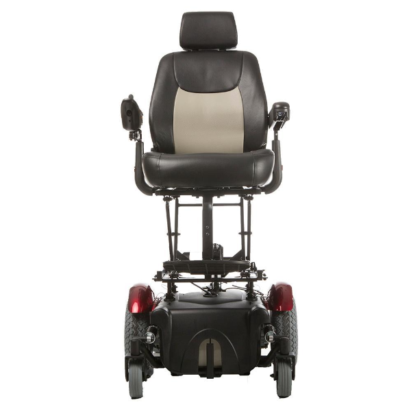  Front View - Vision Super Bariatric Power Wheelchair with Seat Lift P3274 By Merits | Wheelchair Liberty 