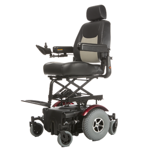 Side View - Vision Super Bariatric Power Wheelchair with Seat Lift P3274 By Merits | Wheelchair Liberty 