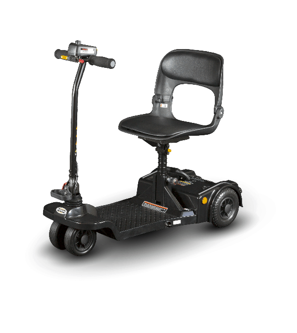 Black - Echo Folding 4-Wheel Electric Scooter by Shoprider | Wheelchair Liberty