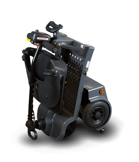 Gray, Folded - Echo Folding 4-Wheel Electric Scooter by Shoprider | Wheelchair Liberty