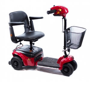 Red - Scootie 4-Wheel Electric Scooter by Shoprider
