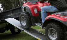 Loading Tractor into a Pick-up Truck using TRAVERSE™ Singlefold Edgeless Portable Ramp By EZ-Access | Wheelchair Liberty